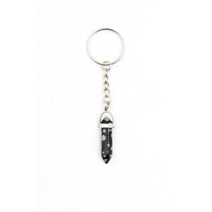 ✨ Mystery Crystal Point Keychain – Random Gemstone Healing Stone Pendant Charm